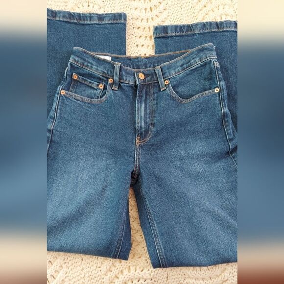 Gap Women's Authentic Wide Leg Jeans sz 26/2R - Picture 1 of 13
